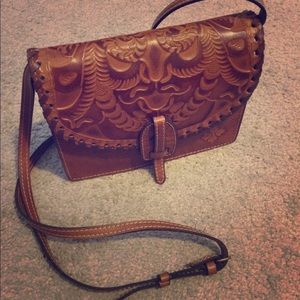 Patricia Nash genuine leather handbag
